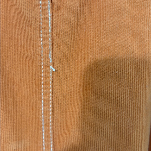 Urban Outfitters Orange Corduroy Overalls Jumpsuit Wide Leg S - Picture 6 of 10